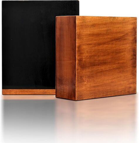 Wood Urn for Human Ashes | Border Engraved Rosewood Wooden Urns Large Size 200 Cubic Inches | Handcrafted Memorial Urns for Adults | Velvet Bag Included in Saudi Arabia
