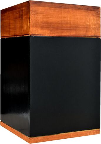 Wood Urn for Human Ashes | Border Engraved Rosewood Wooden Urns Large Size 200 Cubic Inches | Handcrafted Memorial Urns for Adults | Velvet Bag Included in Saudi Arabia