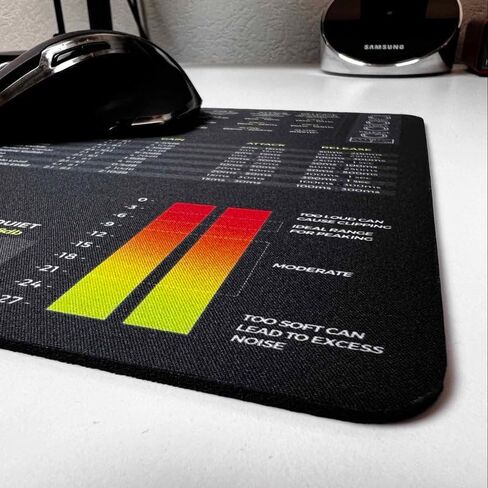 Mixing & Mastering Cheat Sheet Mousepad – 35×25cm (13.8"x9.8") & 80×30cm (31.5"x11.8") – Studio Desk Mat for Music Producers, DJs & Engineers – LED Version Available in Saudi Arabia