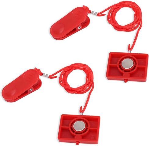 2pcs Treadmill Magnet Safety Key, 1.57x1.14in Magnetic Safety Switch Universal Treadmill Emergency Stop Magnet for Treadmills Running Machines Replacement Parts (Square) in Saudi Arabia