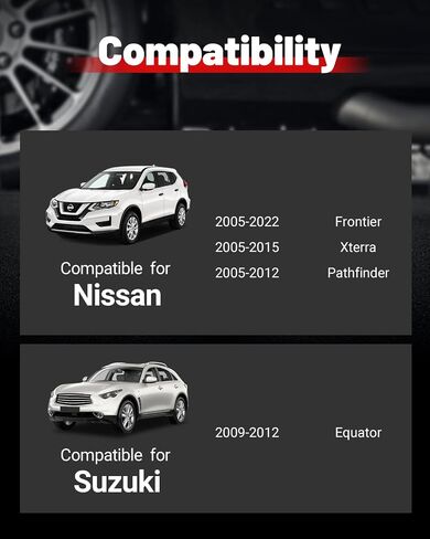 Evil Energy 6x4.5 فواصل العجلات 1.5 بوصة متوافقة مع Nissan Frontier 2005-2023 ، 6x114.3 ملم Hubcentric مع Lip 6 Lugs 66.1 مم Bore M12x1.25 ترصيع الأسود in Saudi Arabia