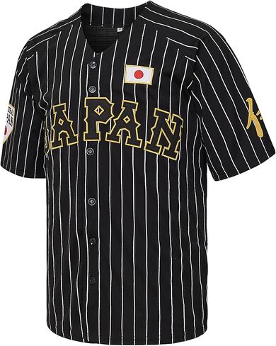 قمصان البيسبول الرجالية Gota #16 Japan Legend Hip Hop بأكمام قصيرة مخيطة in Kuwait