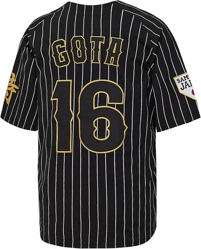 قمصان البيسبول الرجالية Gota #16 Japan Legend Hip Hop بأكمام قصيرة مخيطة in Kuwait