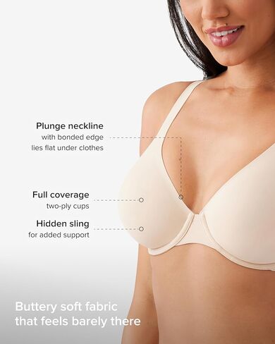 Wacoal Women أفضل من Braless سلس غير مبال بغطاء underwire bra ، 855316 in Saudi Arabia