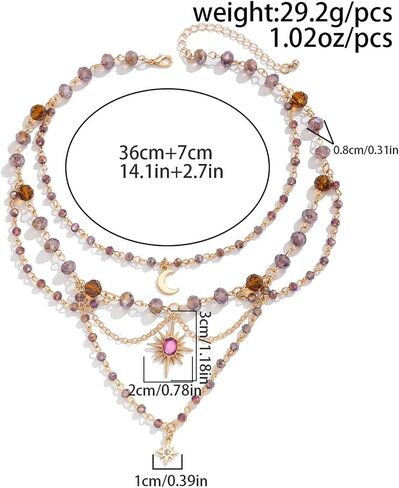 Rapunz Sun Necklace for Women Tangled Necklace Gold Sun Necklaces Opal Pendant Neckalces Healing Crystal Necklaces Christmas Trendy Jewelry in Saudi Arabia