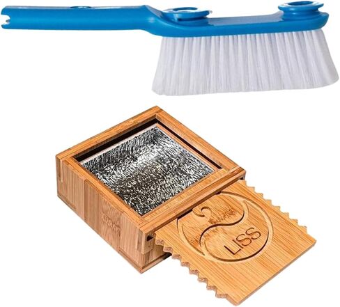 LISS Premium Accessorie Bundle with Insulated Surf Wax Box and Surfboard Fin Removal - Sand Remover Bristle Brush in Saudi Arabia