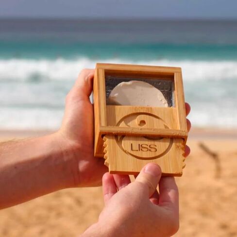 LISS Premium Accessorie Bundle with Insulated Surf Wax Box and Surfboard Fin Removal - Sand Remover Bristle Brush in Saudi Arabia