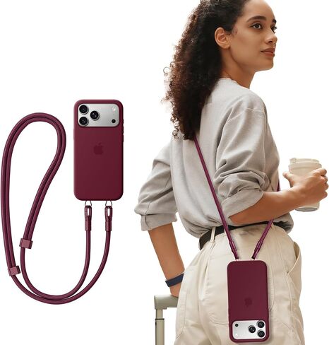 saxsion Phone Lanyard with Double Metal Buckle, Anti-Theft Crossbody Strap for iPhone, Heavy-Duty Adjustable Neck Holder in Saudi Arabia