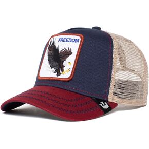 Goorin Bros. The Farm Unisex Original Adjustable Snapback Trucker Hat, Black (Truck R Trout), One Size in Saudi Arabia