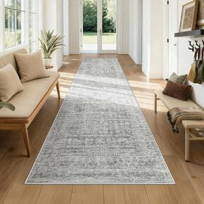Living Room Rugs 8x10: Washable Moroccan Geometric Boho Rug Farmhouse Non Slip Stain Resistant Large Rug Low Pile Soft Carpet for Bedroom Dining Room Children Room (Beige,8'x10') in Kuwait