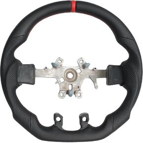 Genuine Carbon Fiber Steering Wheel for 2018-2024 Ram 1500 with NAPPA Perforated Leather Sides Ergonomic D-Shape Flat Bottom Design Retains OEM Heating Function（Without paddle holes） in Kuwait