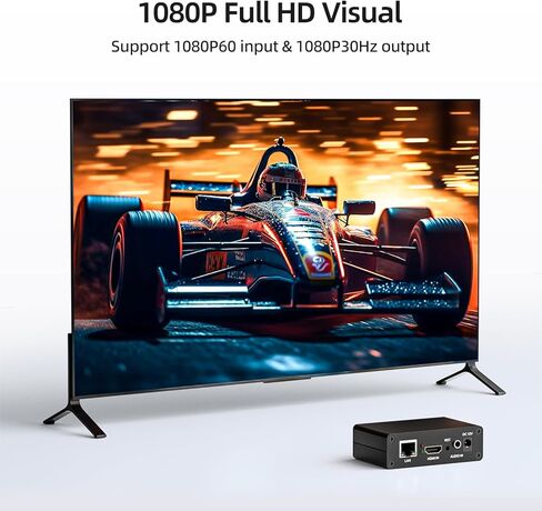 USB IP to HDMI HD Video Decoder- H.265/H.264 IP Camera & Streaming Mini Decoder for SRT/HTTP/RTSP/RTMP/M3U8/FLV/UDP,Support YouTube/Facebook/Twitter/Ig, LCD Display & Broadcast Platform in Kuwait