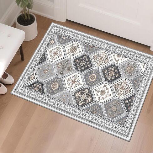 Boho Tribal Runner Rug- 2x6 Hallway Runner Brugs with non-slip backing boho buho prug pruge bruge for the present farmhouse breatmer bedroom- bleush blush- light blush in Saudi Arabia