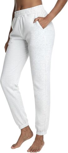 MERIDIANA Multi-Pack Women's Fleecy Fabric Jogger Lightweight Warmth Cozy Softness Breathable Wide Leg Casual Travel Pants in Saudi Arabia