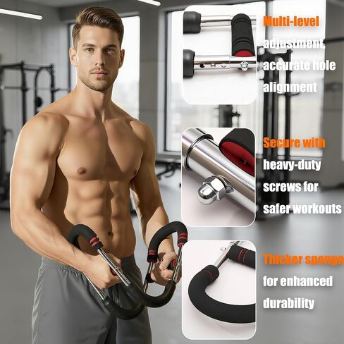 Twister Arm Trainer, Chest Workout Equipment 10-Level Adjustable (30-110 lbs), Adjustable Chest Exerciser with 4 Springs for Men Women, Home Gym Strength Builder, Portable Muscle Toner in Saudi Arabia