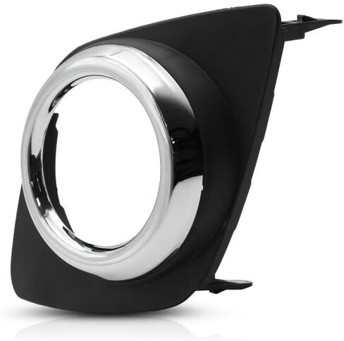 For Toyota RAV4 Fog Light Cover 2009 10 11 2012 Driver and Passenger Side Pair/Set | Black/Chrome | w/Fog Light Hole | Base/Sport Model | DOT Certified | TO1038129, TO1039129 | 521280R010, 521270R010 in Kuwait