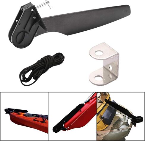 Colaxi Kayak Rudder، دفة الصيد المائية المصنوعة من النايلون والألياف الزجاجية العالمية القابلة للاستبدال، دعامة الدفة المائية، in Saudi Arabia