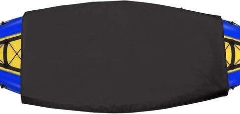420D Kayak Cockpit Cover, 60 X 29 Inch Cockpit Square Waterproof Cover, for Indoor and Outdoor Storage, Black in Saudi Arabia