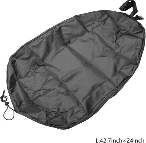 Kayak Cockpit Cover, 420D Oxford Fabric, Dust Sun Protection, Tear Proof, Seal Cockpit Protector for Camping Travelling in Saudi Arabia