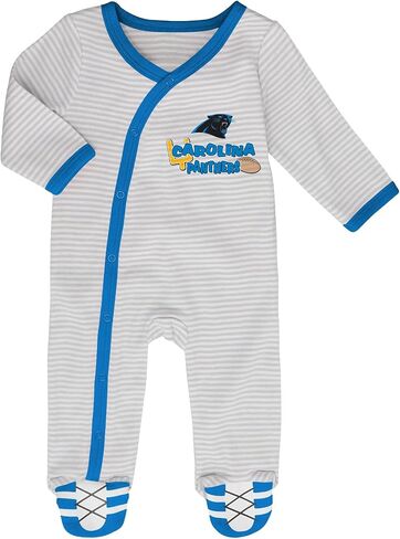 Outerstuff NFL Teams Newborn Unisex Baby Soft Cotton Footie Pajamas Set, 2-Pack (0m-9m) in Saudi Arabia