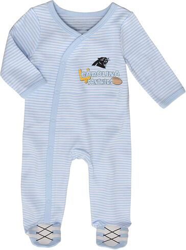 Outerstuff NFL Teams Newborn Unisex Baby Soft Cotton Footie Pajamas Set, 2-Pack (0m-9m) in Saudi Arabia