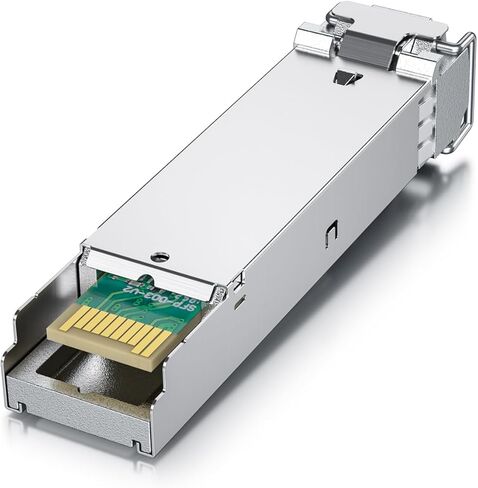 1000Base-T SFP Copper Transceiver, 1.25G SFP to RJ45 Ethernet Module, Up to 100m, for Ubiquiti UniFi UF-RJ45-1G, Meraki MA-SFP-1GB-TX, Mikrotik, TP-Link, Intel and More, 1 Pack in Kuwait