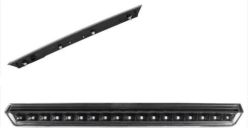 PM PRESTOR FULL LED 3RD Third Brake Lights High Mount Stop Lamps متوافقة مع Chevy Suburban Tahoe 15-20 ، عدسة حمراء in Saudi Arabia