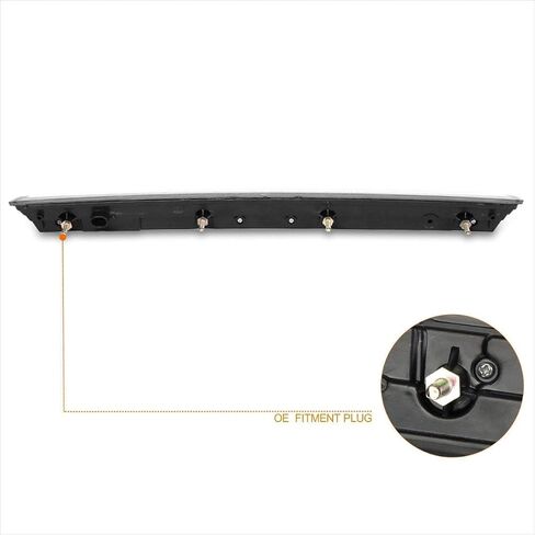 PM PRESTOR FULL LED 3RD Third Brake Lights High Mount Stop Lamps متوافقة مع Chevy Suburban Tahoe 15-20 ، عدسة حمراء in Saudi Arabia