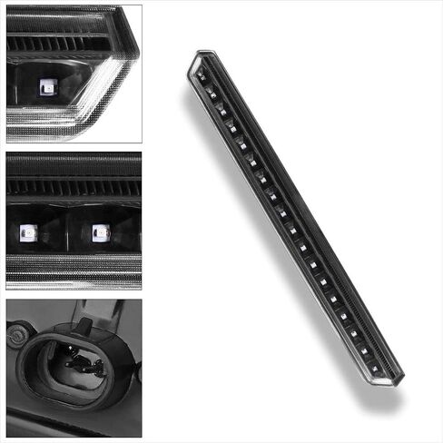 PM PRESTOR FULL LED 3RD Third Brake Lights High Mount Stop Lamps متوافقة مع Chevy Suburban Tahoe 15-20 ، عدسة حمراء in Saudi Arabia