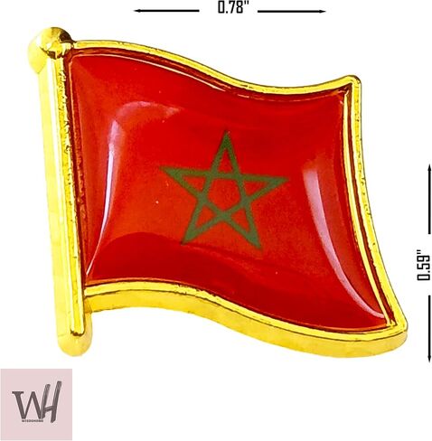2 Pack African Shape Country Lapel Pin Badge + Flag brooch | African Emblem | Button Souvenir Cultural Pride in Saudi Arabia