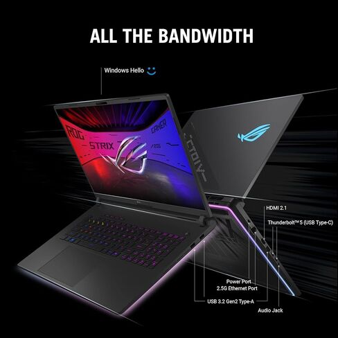 ASUS ROG Zephyrus 2024 16" OLED 240Hz Gaming Laptop, Intel Core Ultra 9 185H, 16GB DDR5x RAM, 1TB NVMe SSD, NVIDIA GeForce RTX 4070, Windows 11 Pro in Saudi Arabia