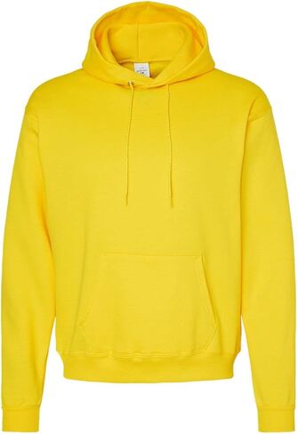 سويت شيرت بغطاء رأس للرجال من Hanes Ecosmart، مقاس 5XL، أصفر رياضي in Saudi Arabia