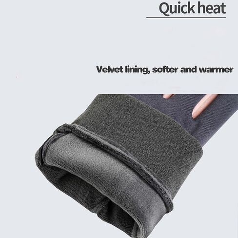 JAYIKA Men Warm Cycling Gloves Black, Waterproof Anti-Slip Warm Lining Touchscreen Gloves for Cold Weather Cycling Driving Hiking Running Ski in Saudi Arabia