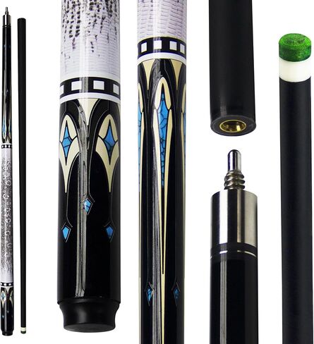 Carbon Fiber Pool Cue 58.27in with 13mm Tip Black Pool Stick 19.5oz Pool Sticks for Adults Beginners Pool Table Taco de Billar Billiards Accessories in Saudi Arabia