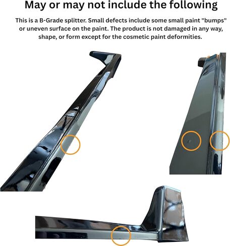 G20 M340i 330i Front M Bumper Lip Splitter Spoiler أسود لامع متوافق مع ممتص الصدمات 2019-2022 BMW 3 Series M فقط - تصميم ديناميكي هوائي عالي الأداء، هيكل متين، سهل التركيب in Saudi Arabia