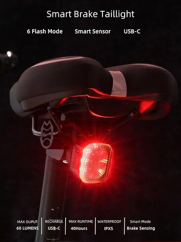 VANSPARK CL1200 Bike Lights, 1200 Lumens Cut Off Beam Bike Headlight, USB-C Rechargeable Bicycle Lights, CNC-Machined Aluminum Body Waterproof Bicycle Headlight, Kind Beam for Urban Cyclists in Saudi Arabia