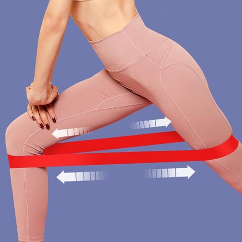 5pcs/Set Colorful Exercise Resistance Bands for Woman Man Exercise Bands for Legs and Butt Fitness and Home Workout,60 * 5cm in Saudi Arabia