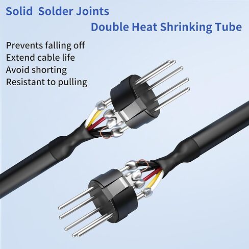 كابل SMALL-EYE 5 Pin DMX ذكر إلى ذكر 5 أقدام 2 حزمة - وصلة توصيل متخصصة لتوجيه الإشارة وأنظمة الإضاءة DMX512 in Kuwait