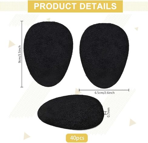 PH Pandahall 20pcs Soede Soede Selfficive Half Soles Shoes Pads أحذية غير قابلة للانزلاق. in Saudi Arabia