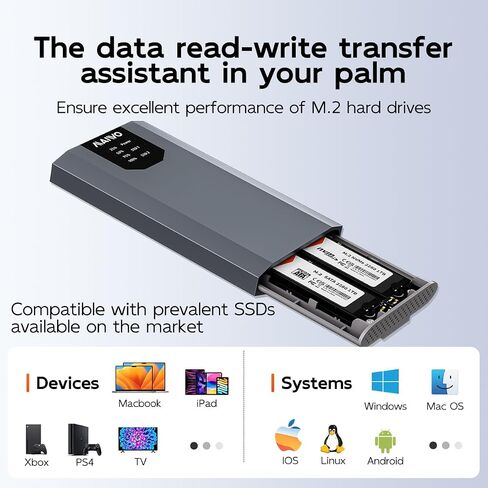 Maiwo Dual M.2 NVME SSD العلبة مع 4 غارات ، M.2 NVME PCIE RAID SPENGUST in Kuwait