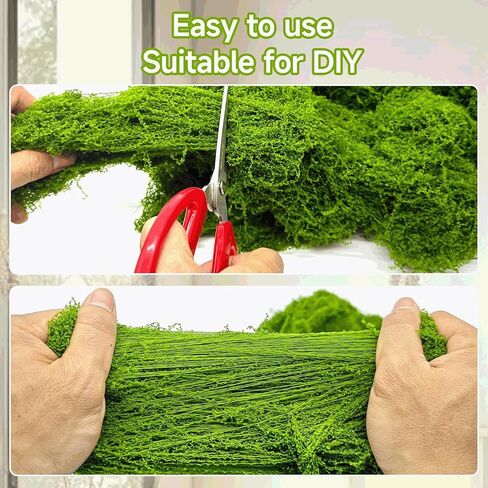 الطحلب الأخضر المزيف للنباتات المحفوظة بوعاء داخلي ، 10.6 أوقية طحلب اصطناعي للحرف اليدوية ، ديكور الطحلب المزيف للحديقة الخيالية ، ديكور ديي ، صنع النماذج ، الجدران ، الحاويات الزجاجية ، المنزل in Kuwait