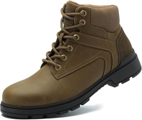 أحذية ANJOUFEMME للمشي لمسافات طويلة في فصل الشتاء للرجال مقاومة للماء، أحذية دافئة للعمل والرحلات للرجال in Kuwait