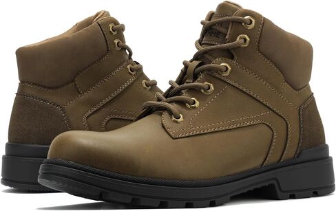 أحذية ANJOUFEMME للمشي لمسافات طويلة في فصل الشتاء للرجال مقاومة للماء، أحذية دافئة للعمل والرحلات للرجال in Kuwait