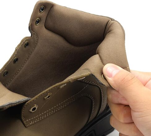 أحذية ANJOUFEMME للمشي لمسافات طويلة في فصل الشتاء للرجال مقاومة للماء، أحذية دافئة للعمل والرحلات للرجال in Kuwait