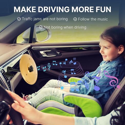 Car Cymbal Air Vent, Car Symbol Drum Air Vent - Mini Cymbal for Car to Music Lovers, Suitable for All Types of Vehicles (silver) in Saudi Arabia