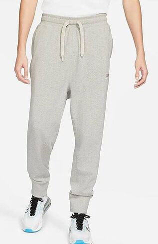 Nike Men's Sportswear Classic Fleece Jogger Pants, Grey Heather/Light Bone, US 2XL-Tall in Saudi Arabia