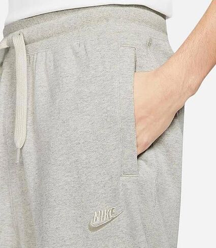 Nike Men's Sportswear Classic Fleece Jogger Pants, Grey Heather/Light Bone, US 2XL-Tall in Saudi Arabia