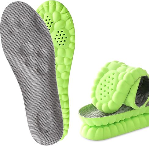 2 أزواج من النعال السحابية 4D للرجال نساء ، 4D سحابة التكنولوجيا الناعمة Super Soft ، 4D النعال السحرية المرنة القوس القوس الممتصة الصدمة (الأسود ، الولايات المتحدة الرجال: 10.5-11/النساء: 11.5-12) in Kuwait