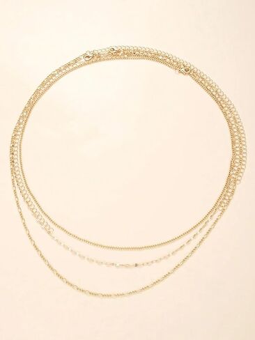 Longita Silver Gold Waist Chain Belly Chain for Women Body Chain Stomach Chains Stacked Waist Jewelry Stackable in Kuwait