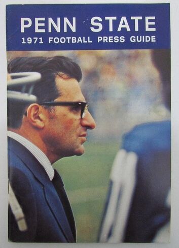 1971 Penn State Nittany Lions Football Press Guide 128495 - College Programs in Saudi Arabia
